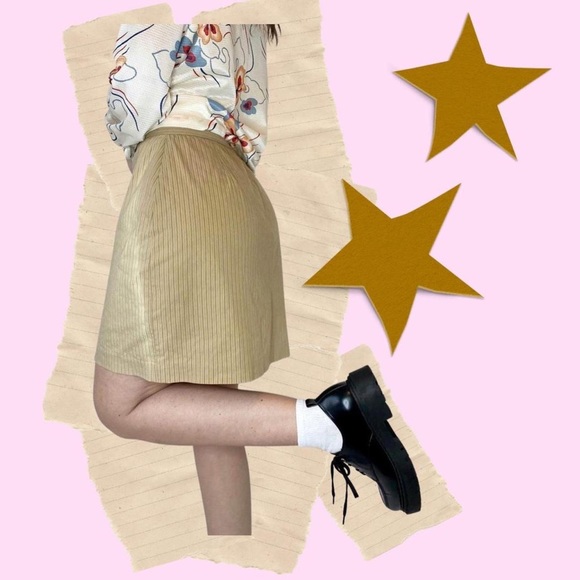 GUESS pinstripe mini skirt - Picture 1 of 4